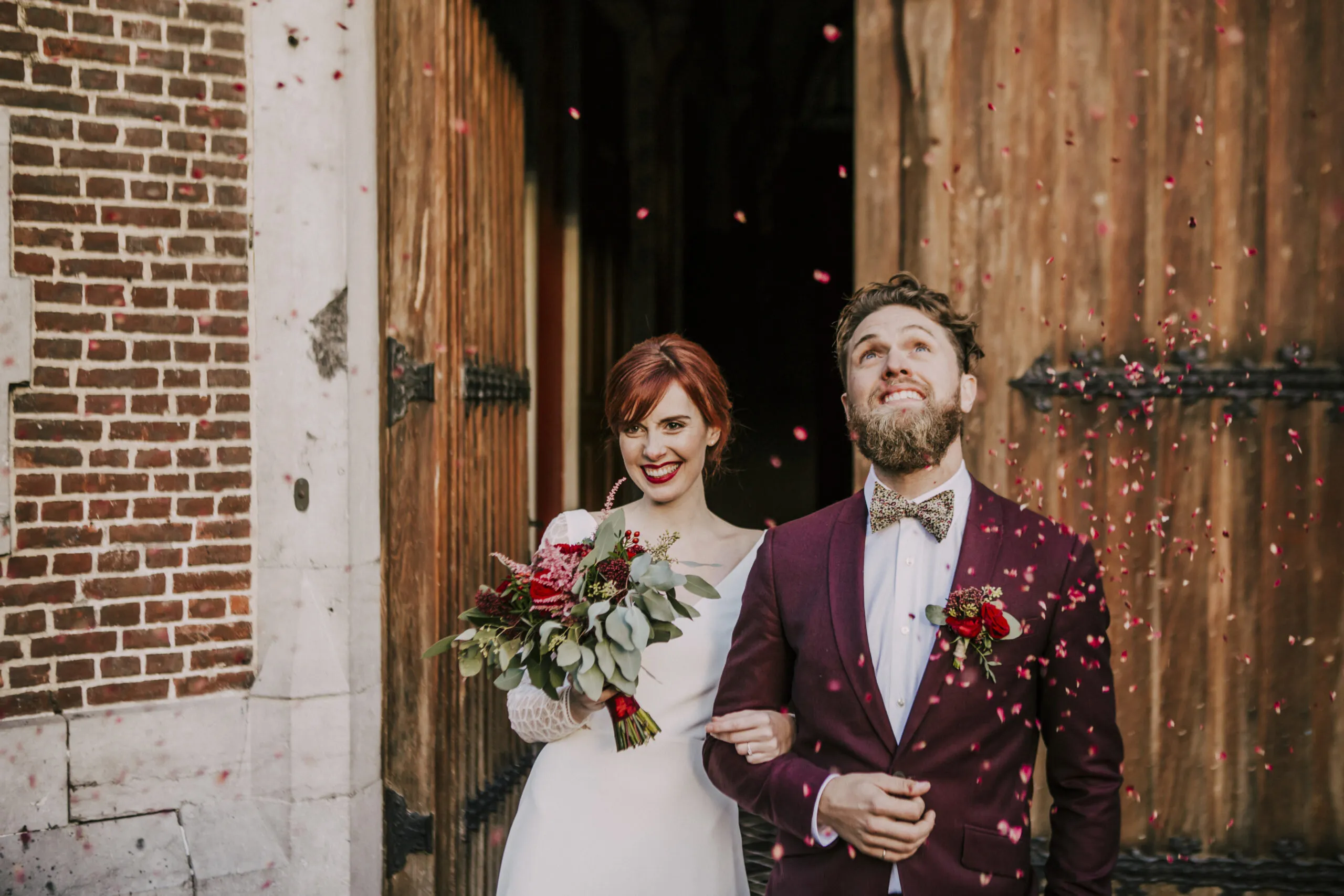 Robe lie de vin mariage deals