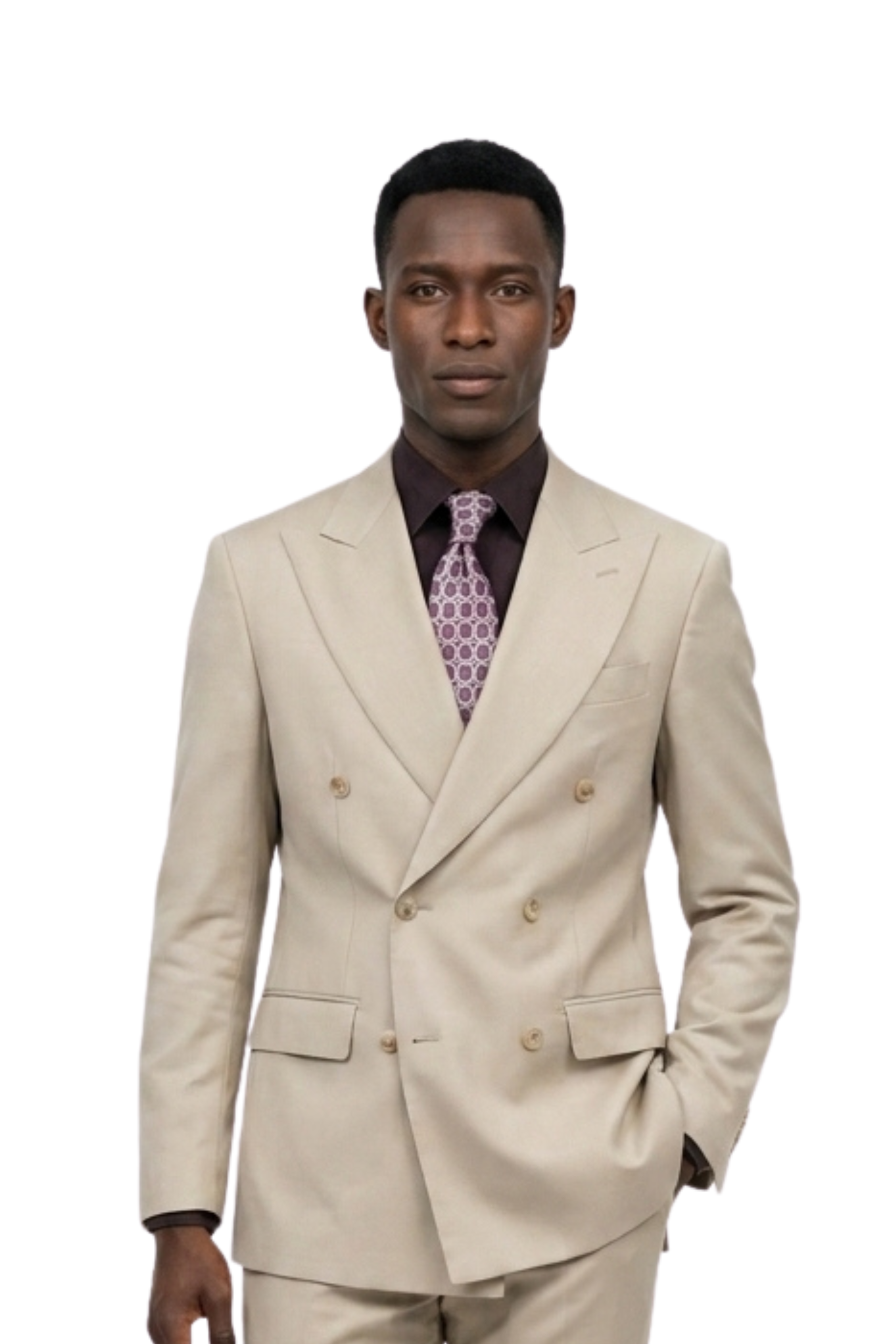 Excellent Condition】Tomorrowland Set Up Pilgrim Dormeuil Double Suit